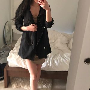 Black zip jacket
